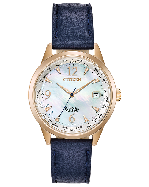 Citizen world time women's watch sale